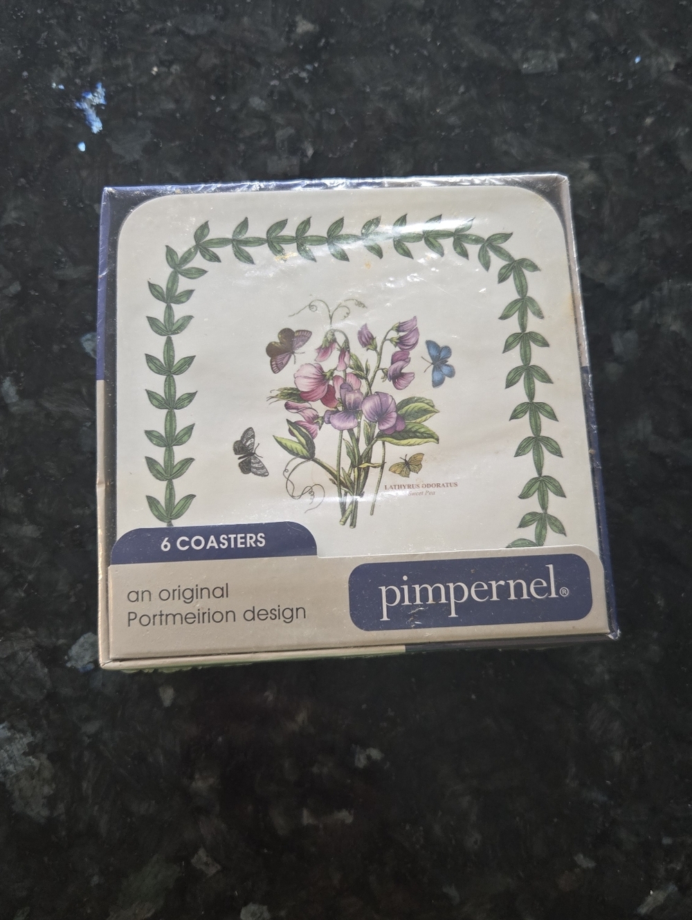 Portmeirion Design Pimpernel 6 Coasters Brand New